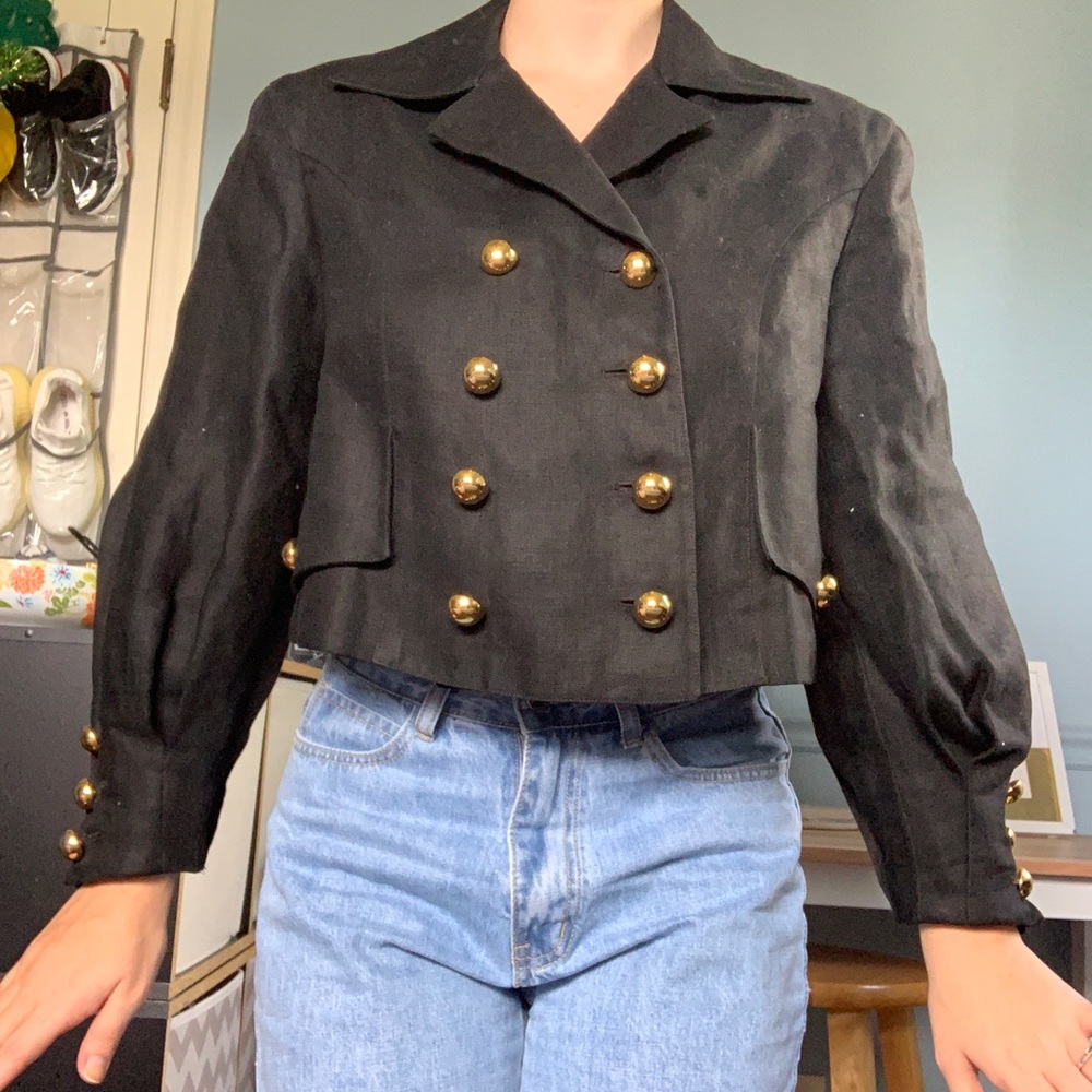 Authentic Vintage Christian Lacroix Linen Jacket